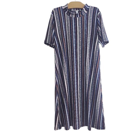 S BCBGeneration Striped Dress - Picture 1 of 3